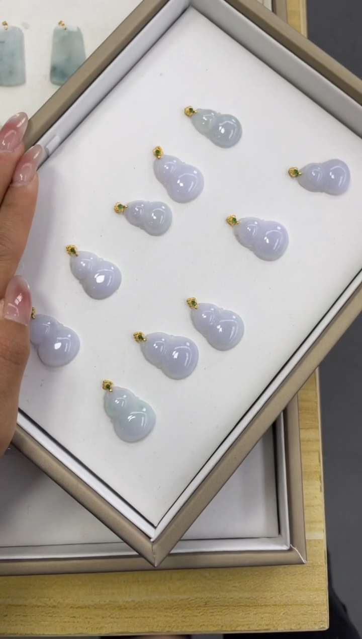 【闪购商品】翡翠颈饰18K金镶嵌W048-05多样性发一