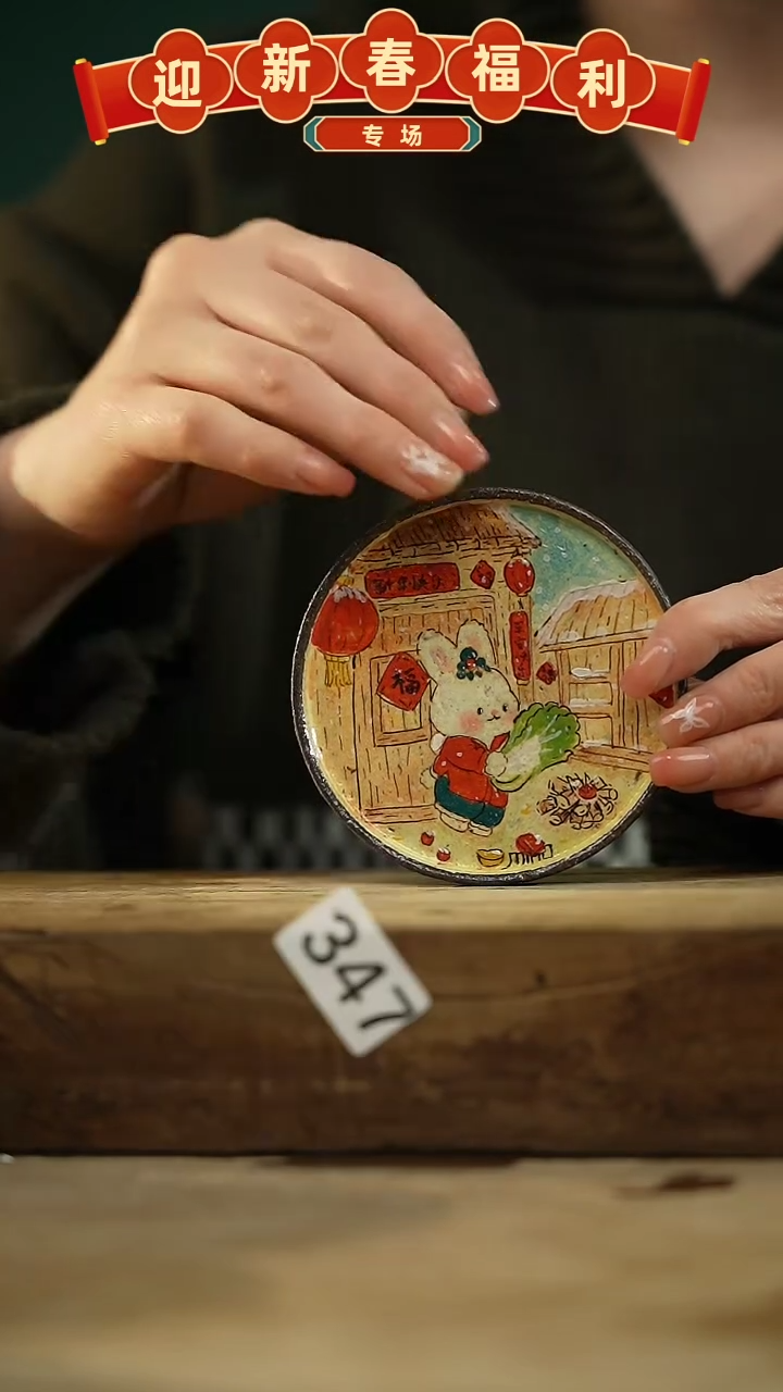 【闪购商品】瓷片新品！设计师手作款柴烧动物系列 迷糊