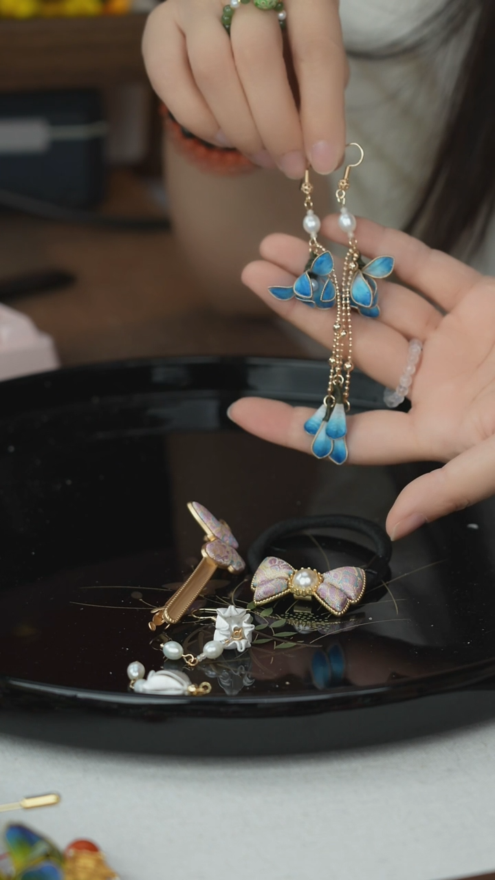 刺绣闪购纯手工非遗国风饰品