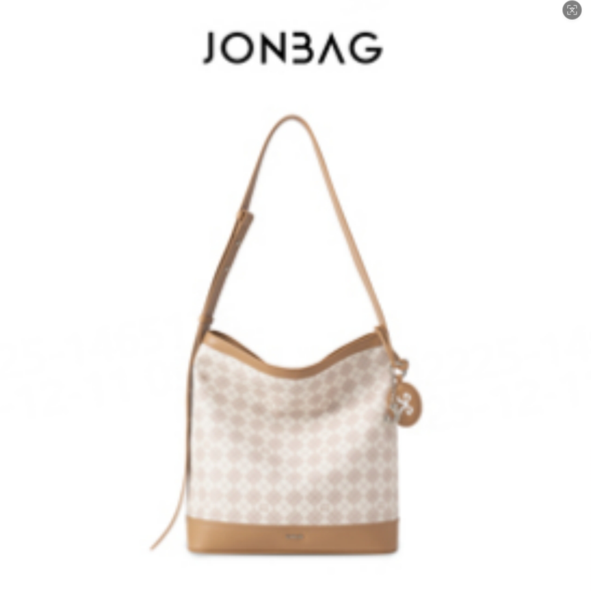 【简佰格双十二直播】白配坚果棕色包SAT NO退NO换2只女包组合1631