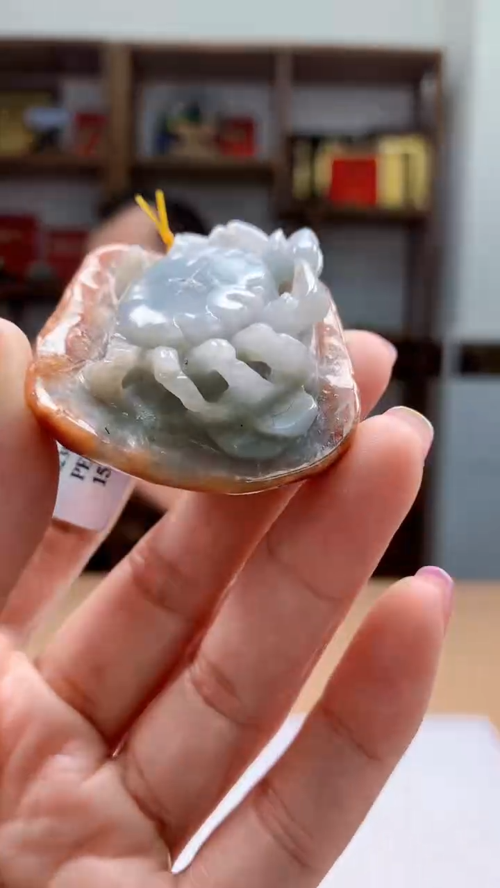 定制翡翠未镶嵌1105jj-毛货挂件22