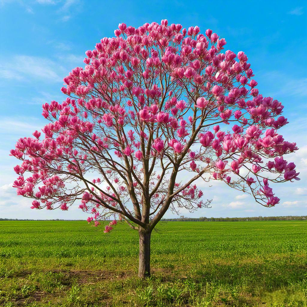 紫玉兰花树苗别墅庭院种植绿化大型耐寒风景树盆栽带花苞