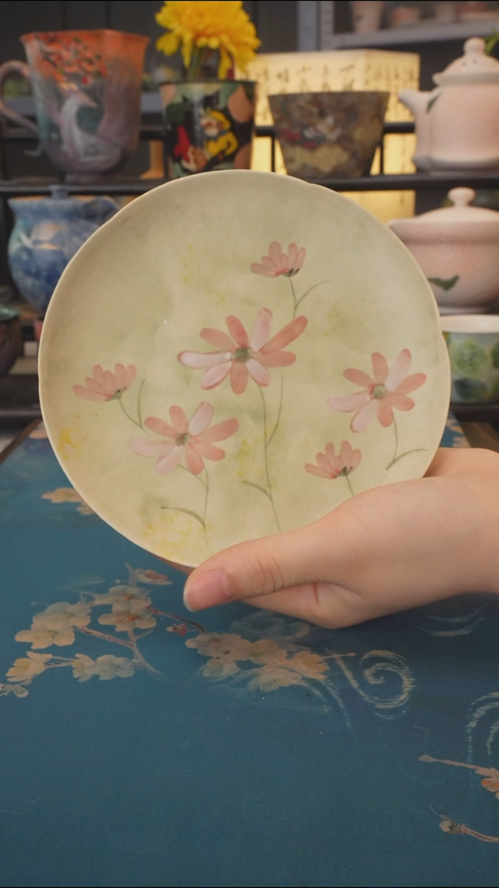 粉雏菊系列 雏菊壶承