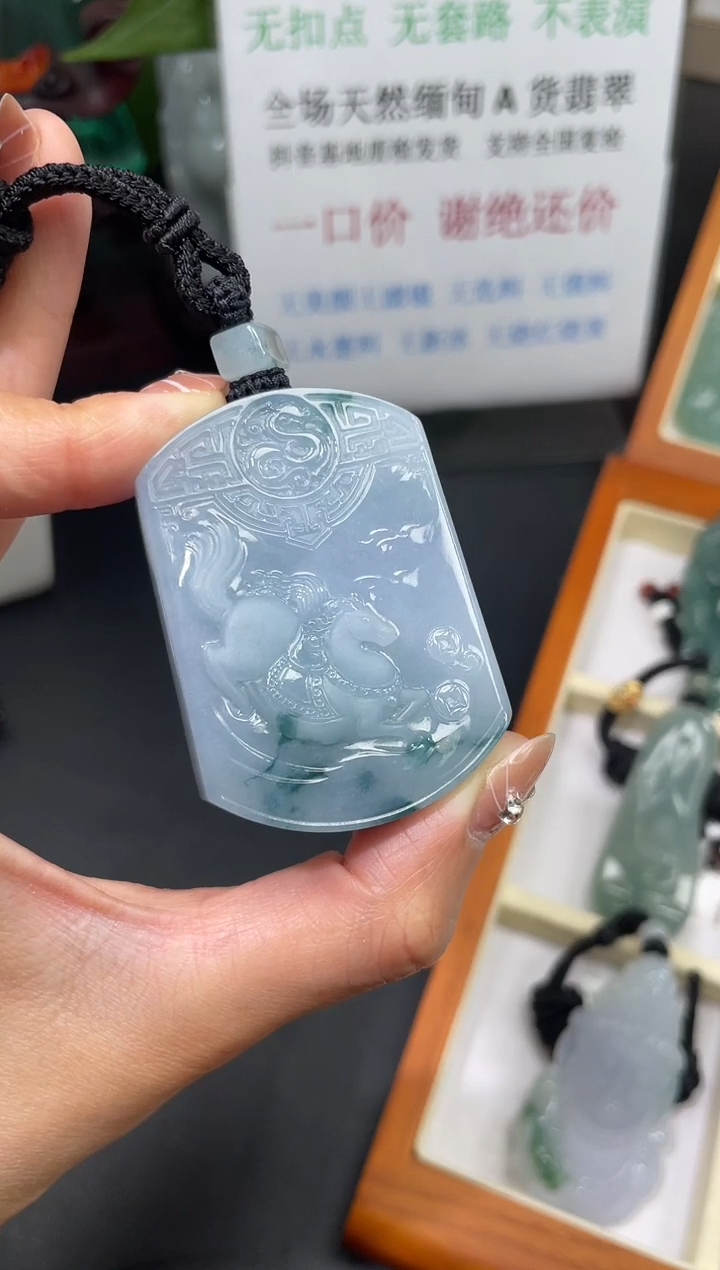 【闪购商品】翡翠颈饰未镶嵌马
