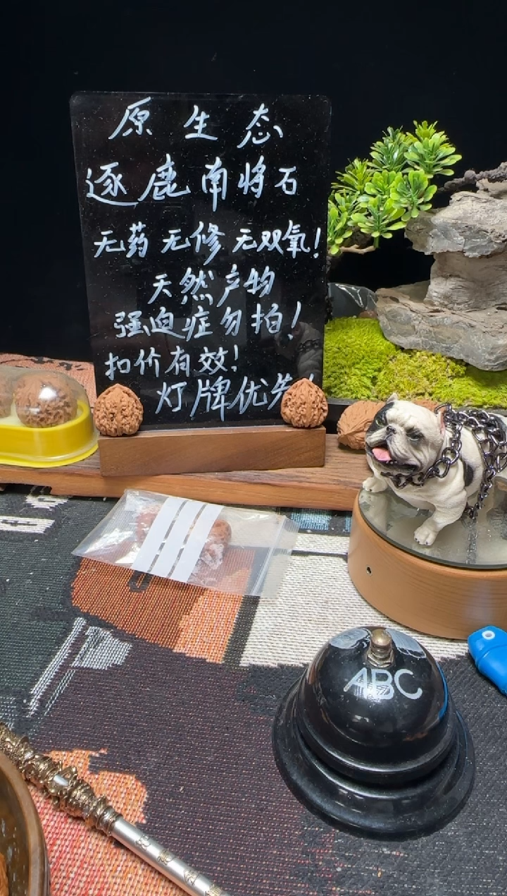 文玩核桃把件烈**心南将石
