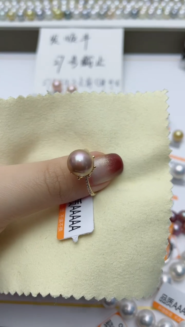 【闪购商品】淡水珍珠戒指银S925镶嵌W46