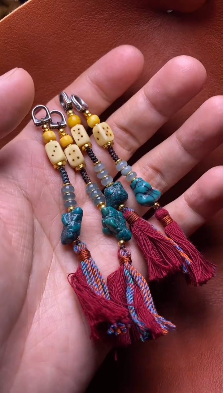 吊坠猛犸象牙猛犸骰子侧挂（多样性发其一）