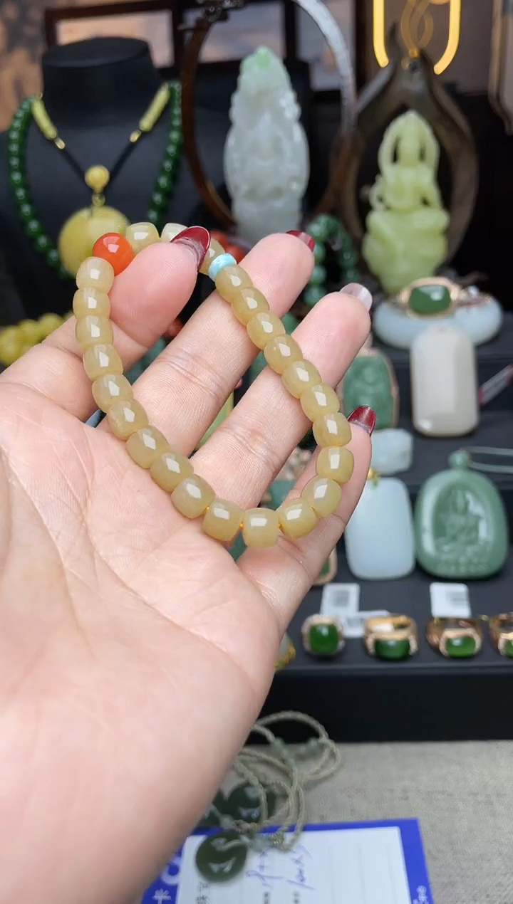 【闪购商品】和田玉手链未镶嵌手串