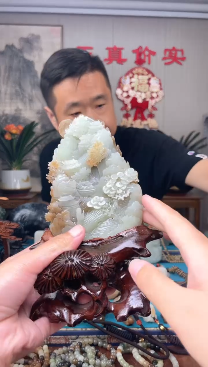 和田玉未镶嵌挂件1