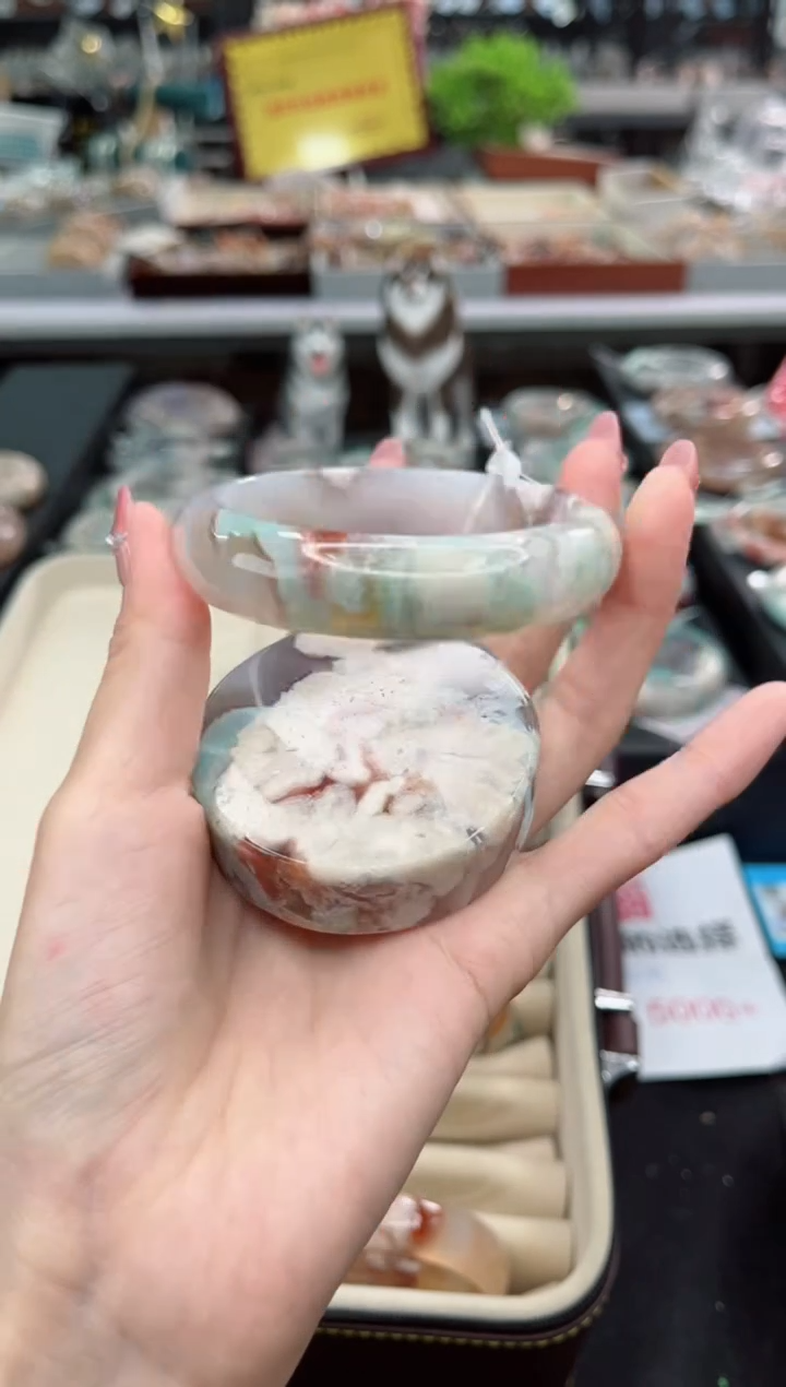 【闪购商品】石英质玉手镯未镶嵌60圈口（赠品镯心）6524572