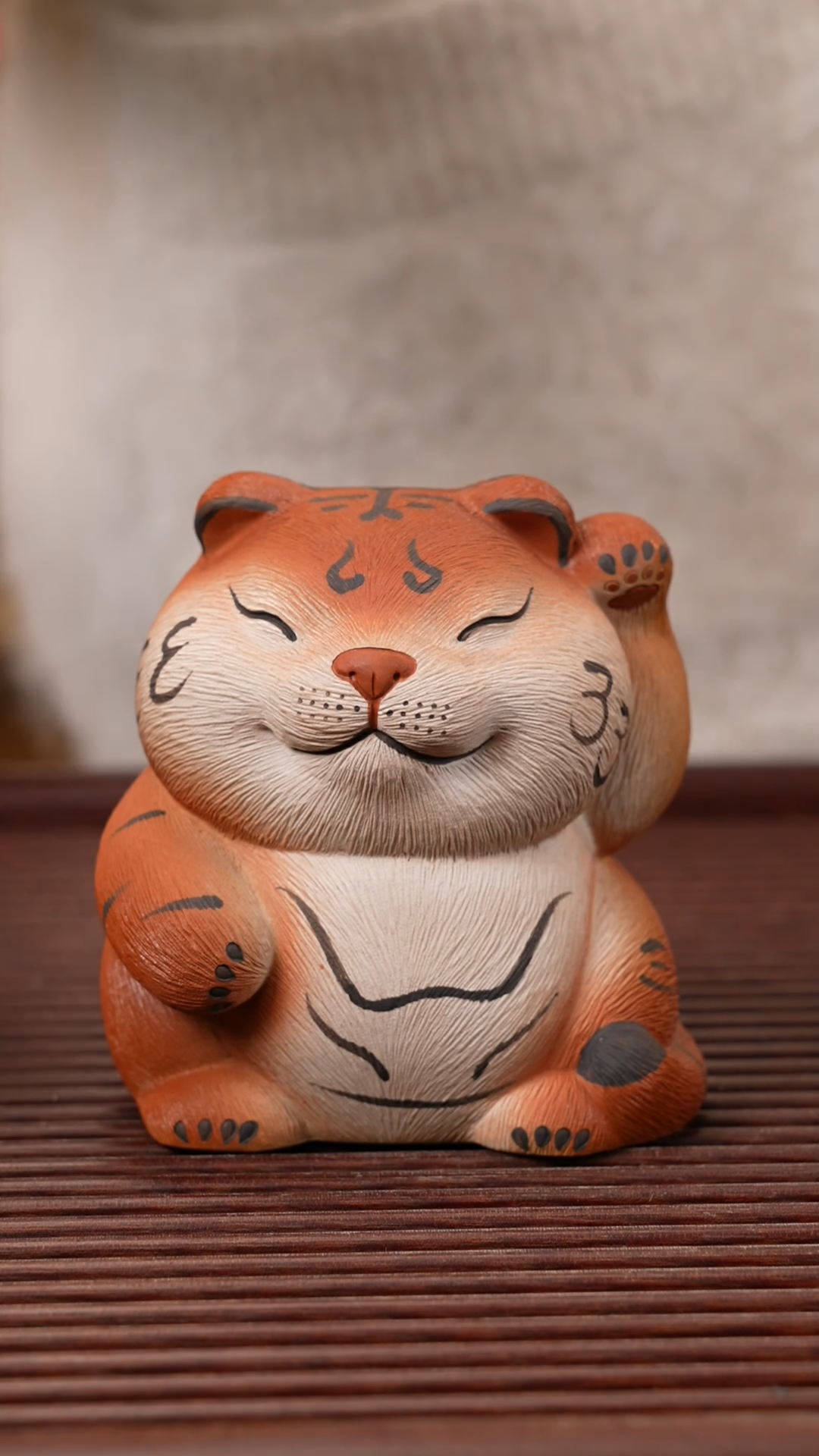【闪购商品】紫砂茶宠招财萌虎