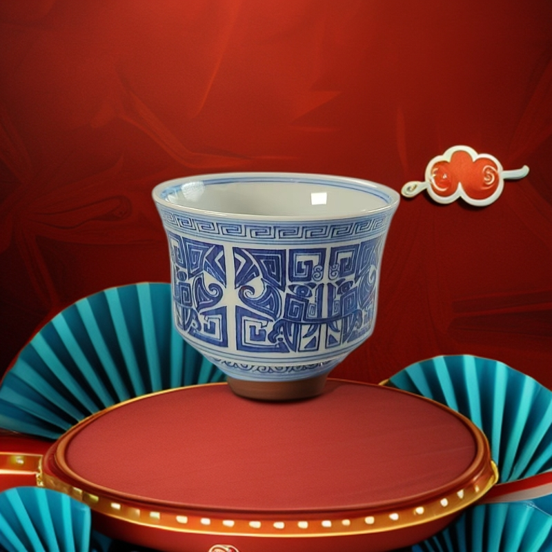 景德镇宁封窑陶瓷  单杯 16