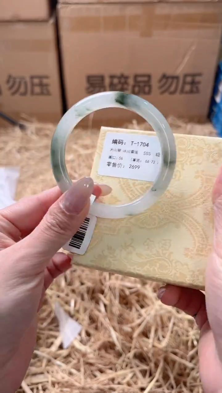 未镶嵌手镯石英质玉T-1704