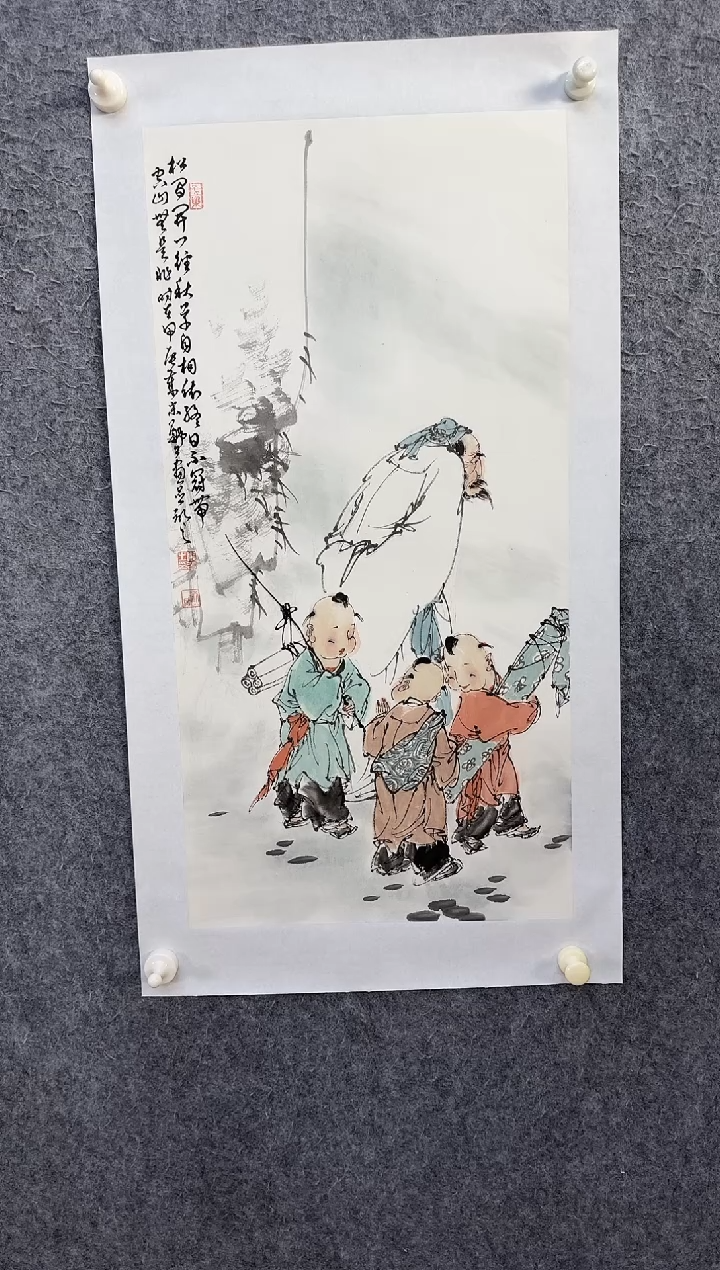 【闪购商品】国画ST-LZG人物绘画作品