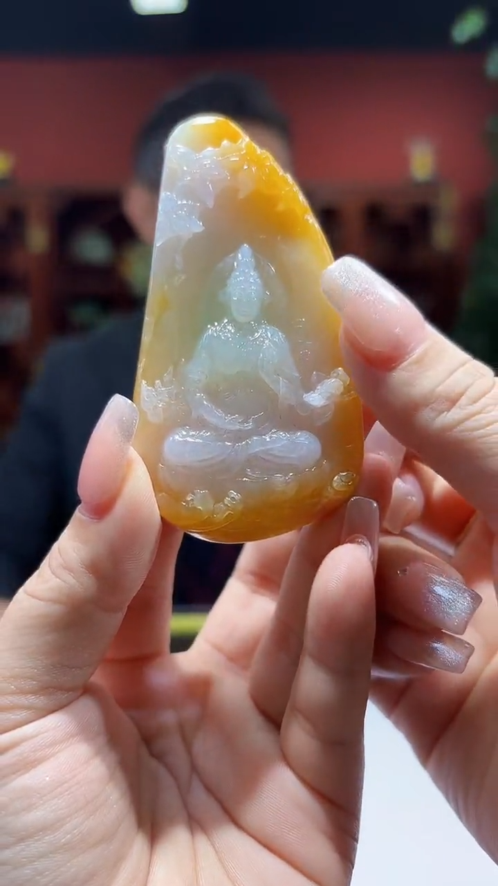 未镶嵌定制翡翠02/1231/C/观音