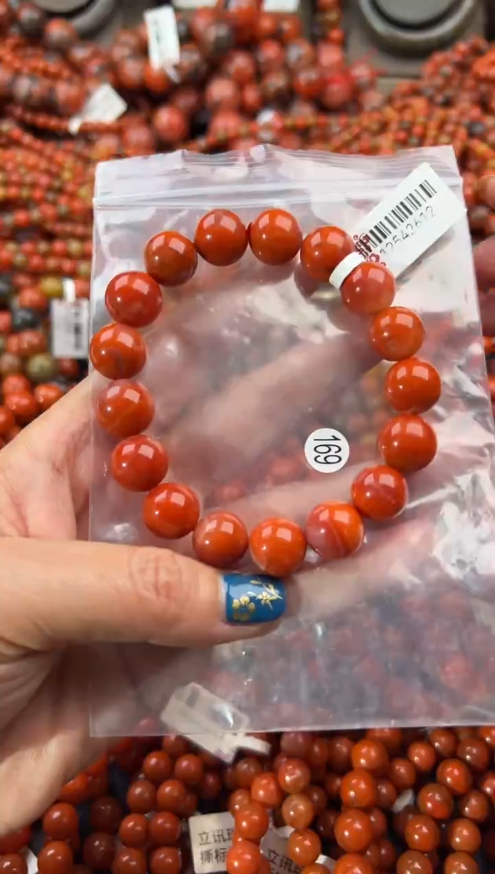 未镶嵌手串南红玛瑙12+