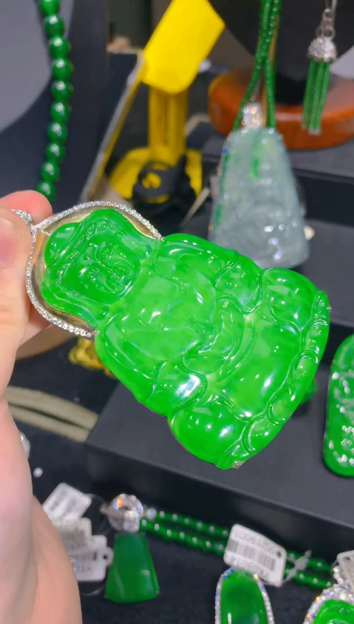 【闪购商品】翡翠颈饰银S925镶嵌61一季