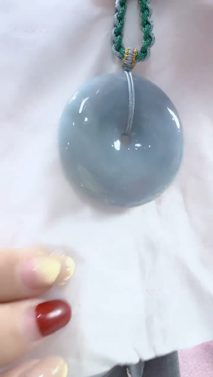 【闪购商品】翡翠颈饰未镶嵌平安扣