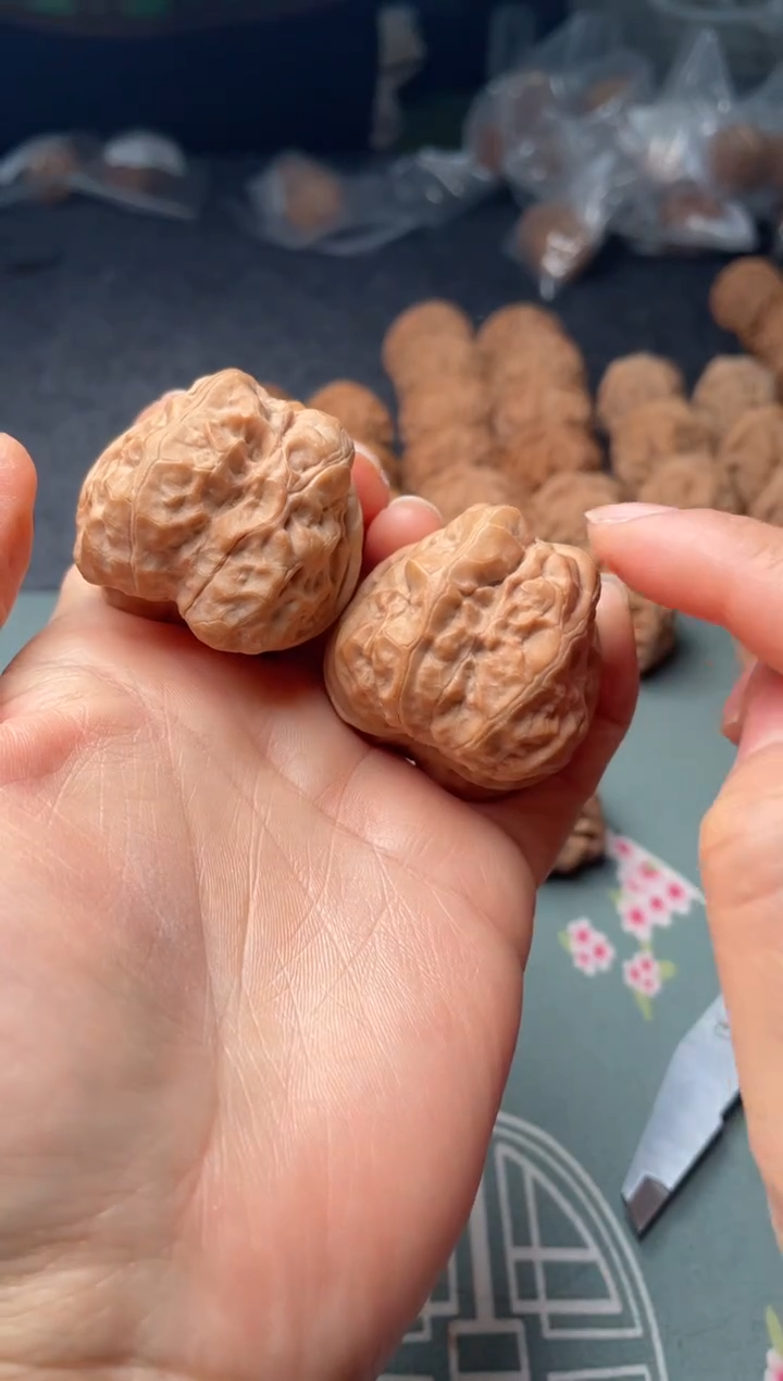 把件文玩核桃w55  蛤蟆头39尺