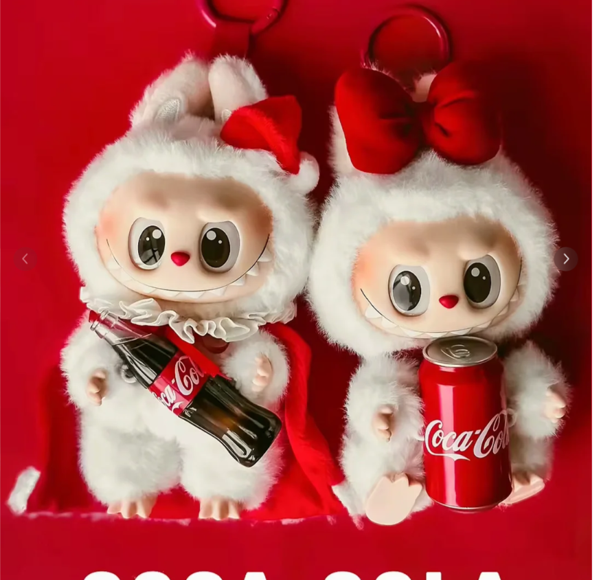 FUFU  LABUBU可乐搪胶