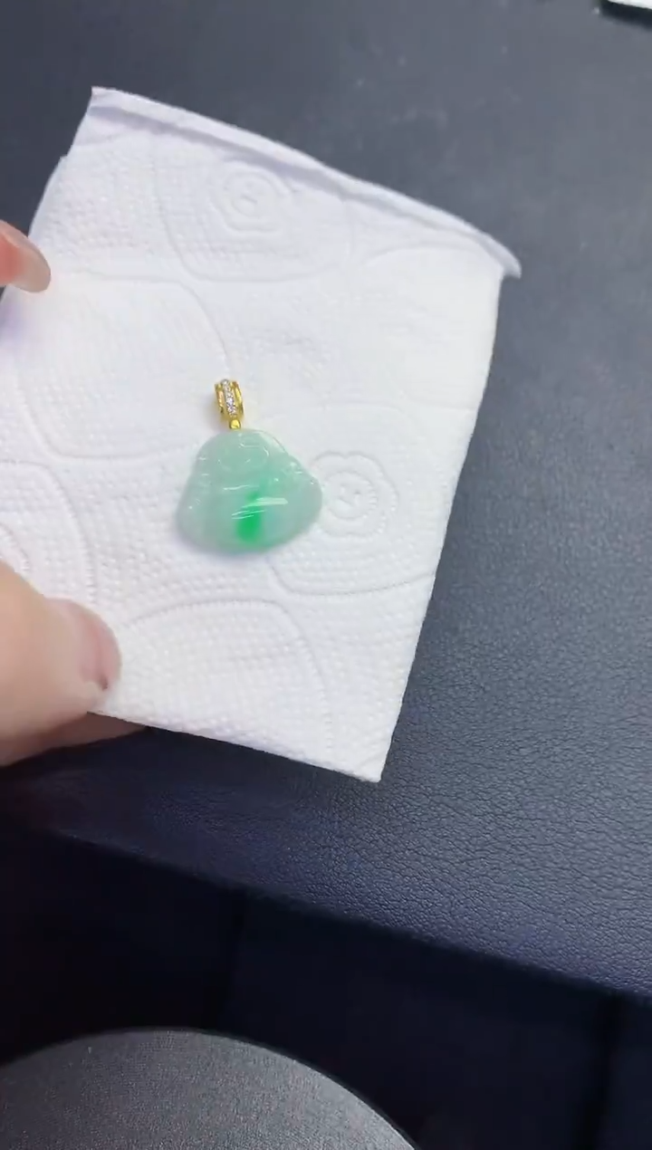 颈饰未镶嵌翡翠缅甸天然翡翠A货