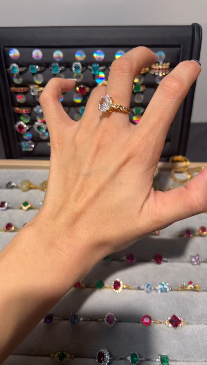 【闪购商品】蓝宝石戒指银S925镶嵌000000