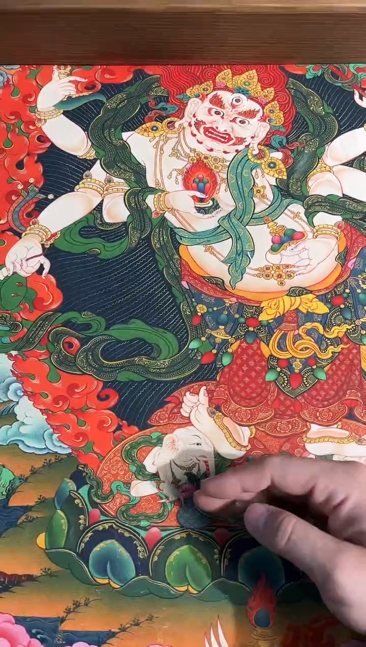 卷轴画路路的唐卡tk160