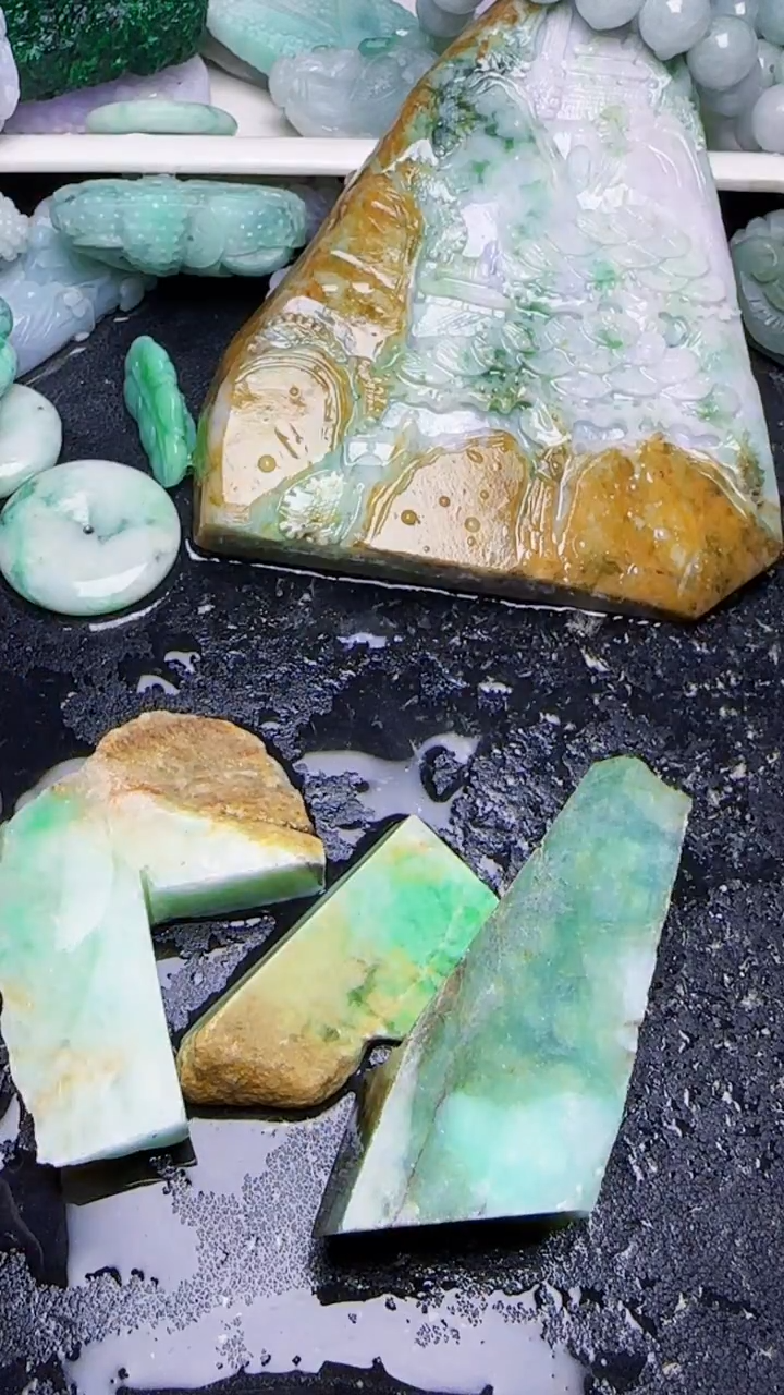 未镶嵌挂件翡翠091