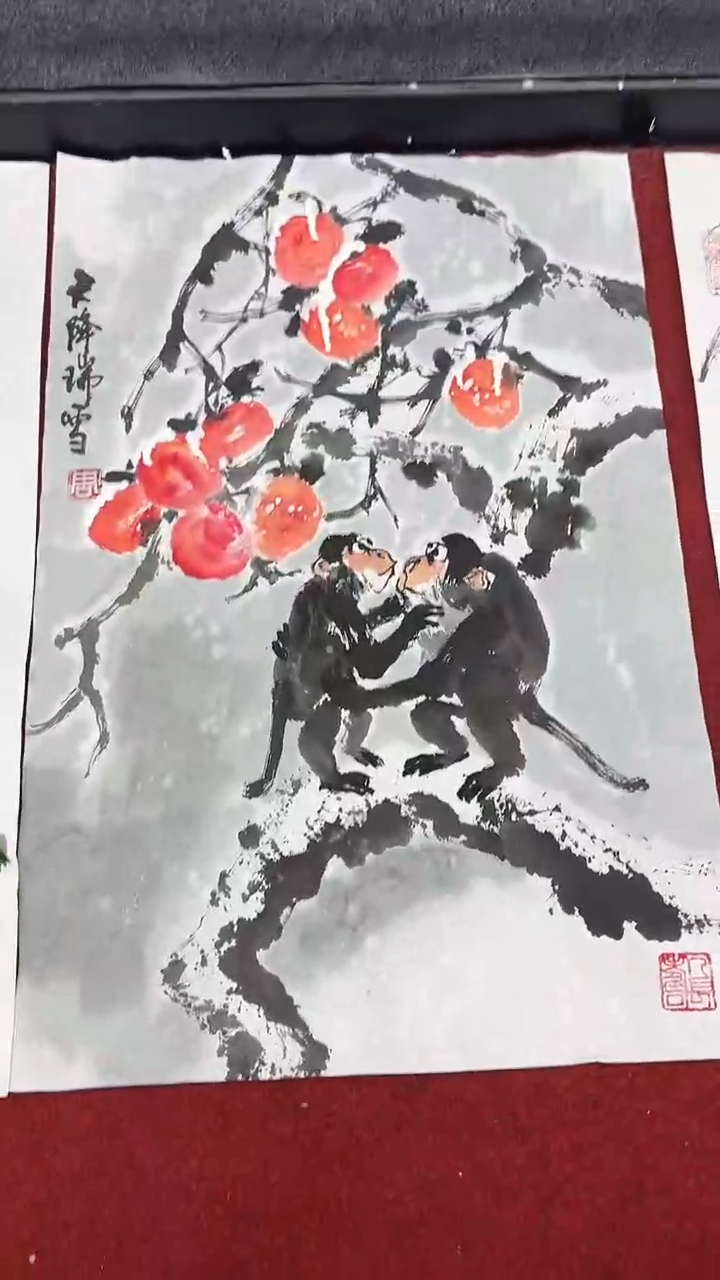 国画周大拙/国画/花鸟