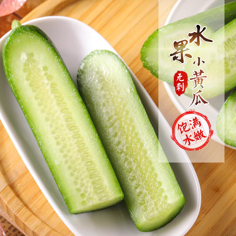 寿光小黄瓜一盒6根装   12.8元一盒  减肥必备