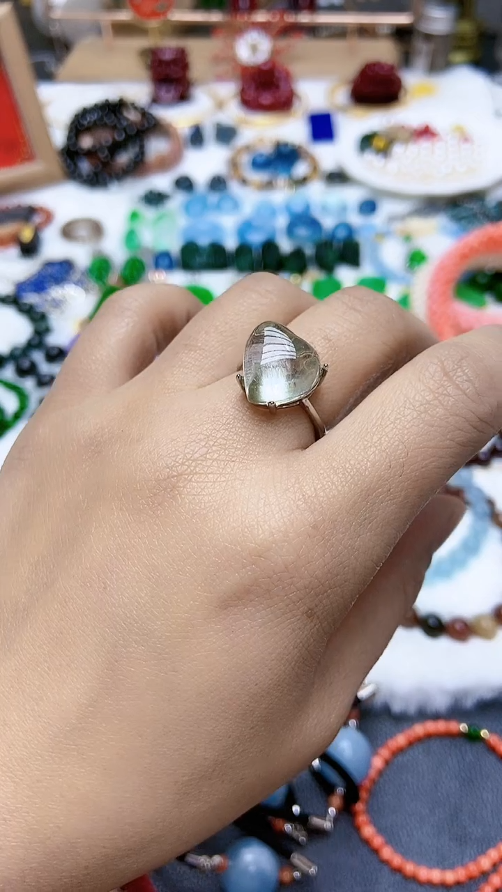 【闪购商品】水晶戒指未镶嵌A38GFHDHFHDFHFD