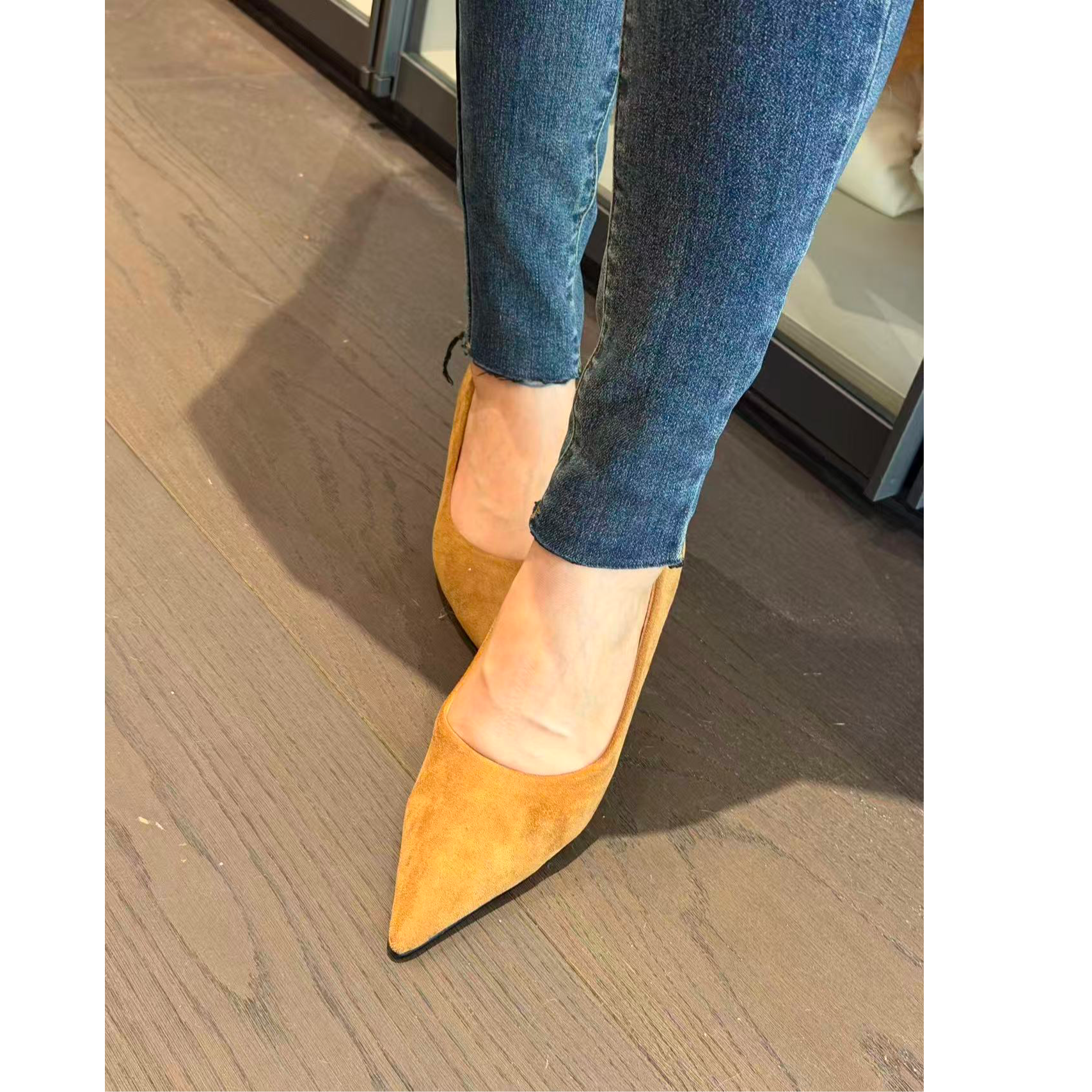 媛媛 百搭时尚小妈高跟鞋#X0386