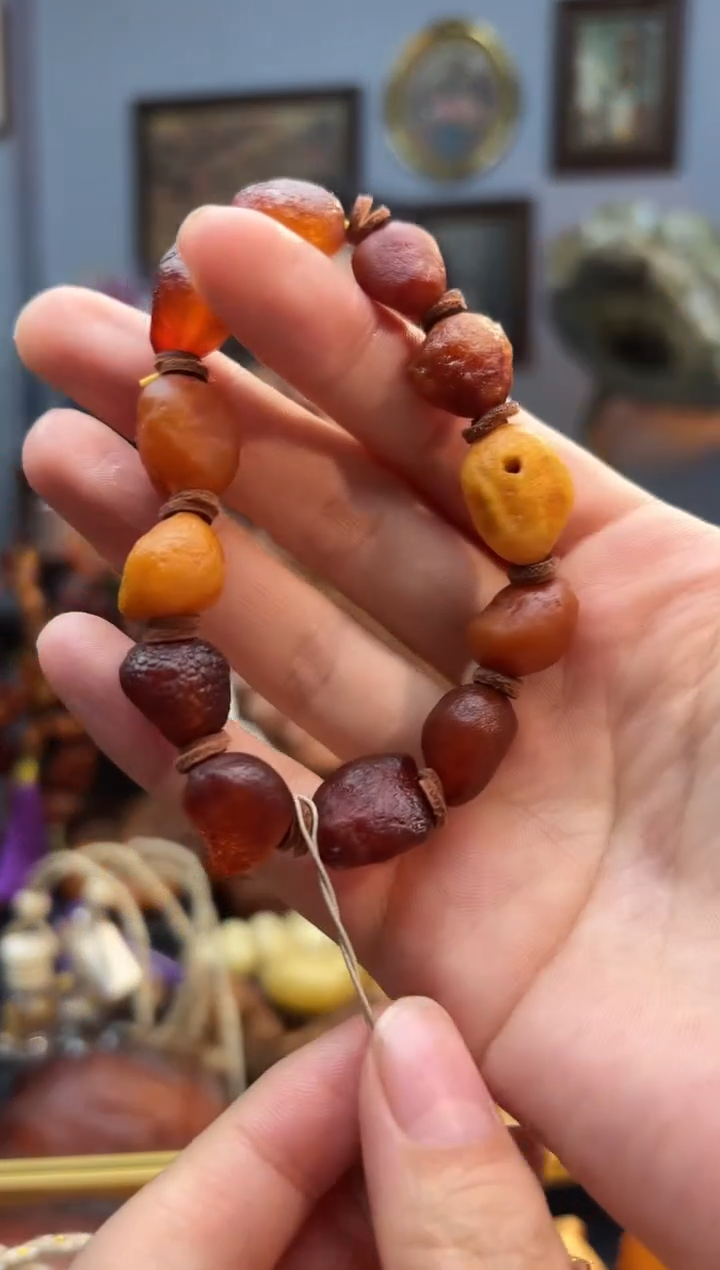 手串琥珀未镶嵌手串