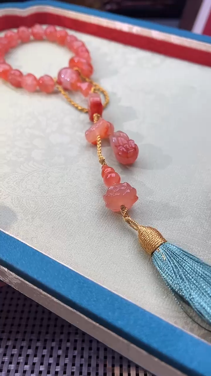 【闪购商品】南红玛瑙颈饰未镶嵌100631764