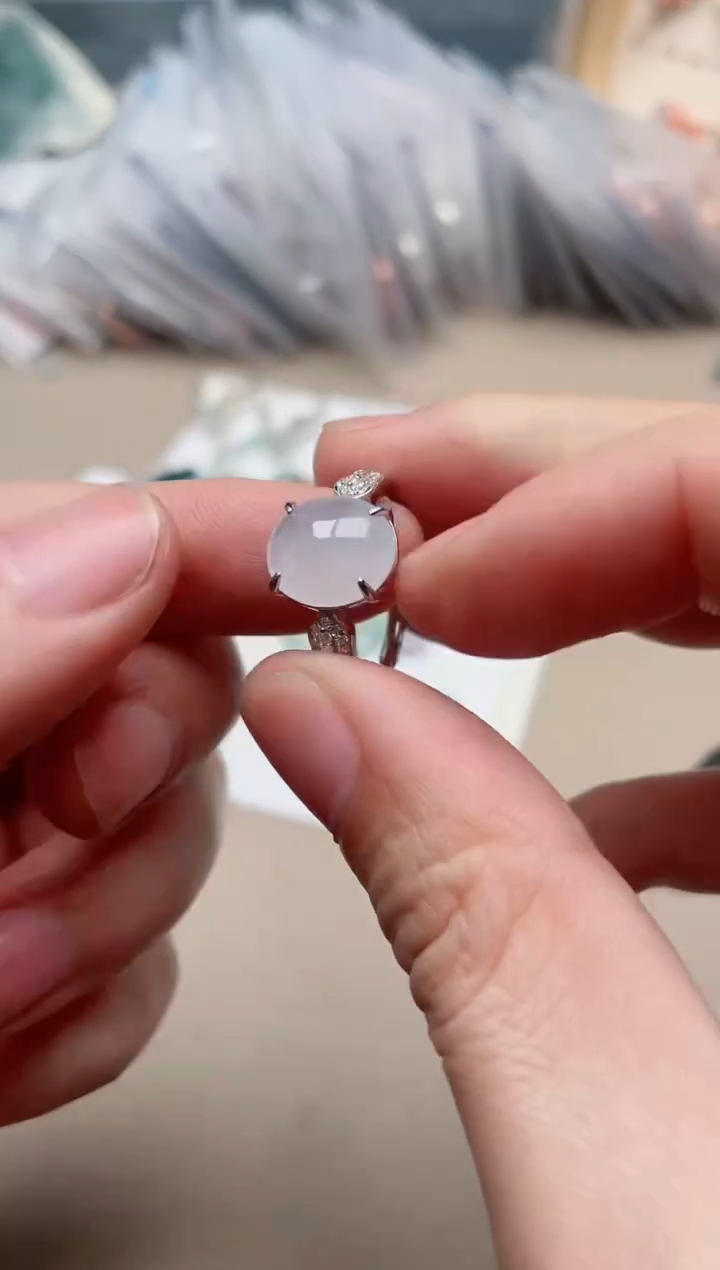 【闪购商品】翡翠戒指银S925镶嵌1000000015