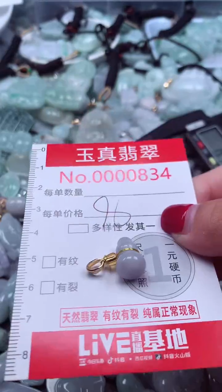 颈饰未镶嵌翡翠834