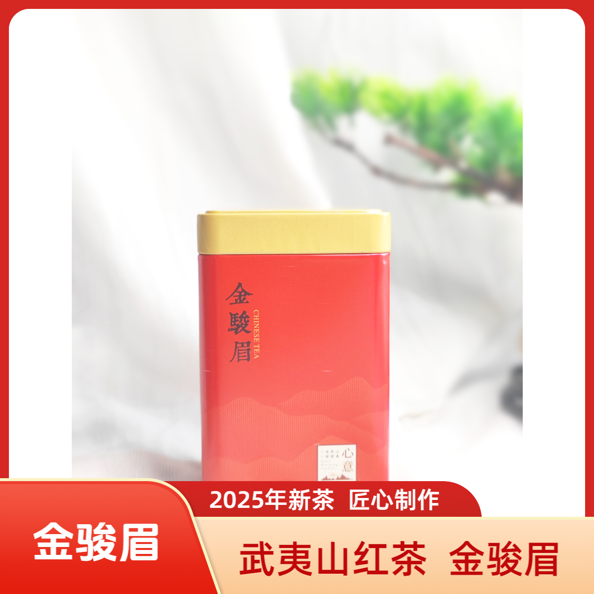 金骏眉 武夷山红茶 2025年新茶果香蜜香韵味悠长