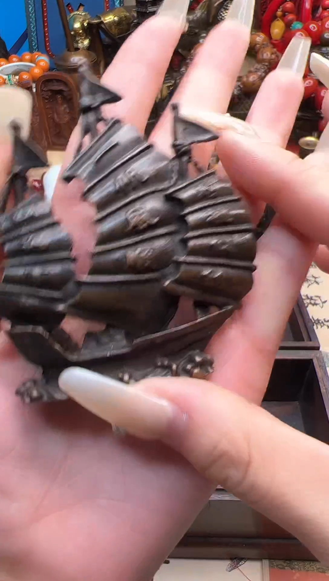 珏霜推荐复古筒器摆件