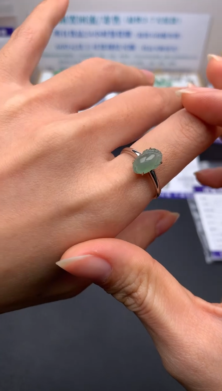 【闪购商品】定制翡翠18K金镶嵌模式推广期24小时鉴赏期