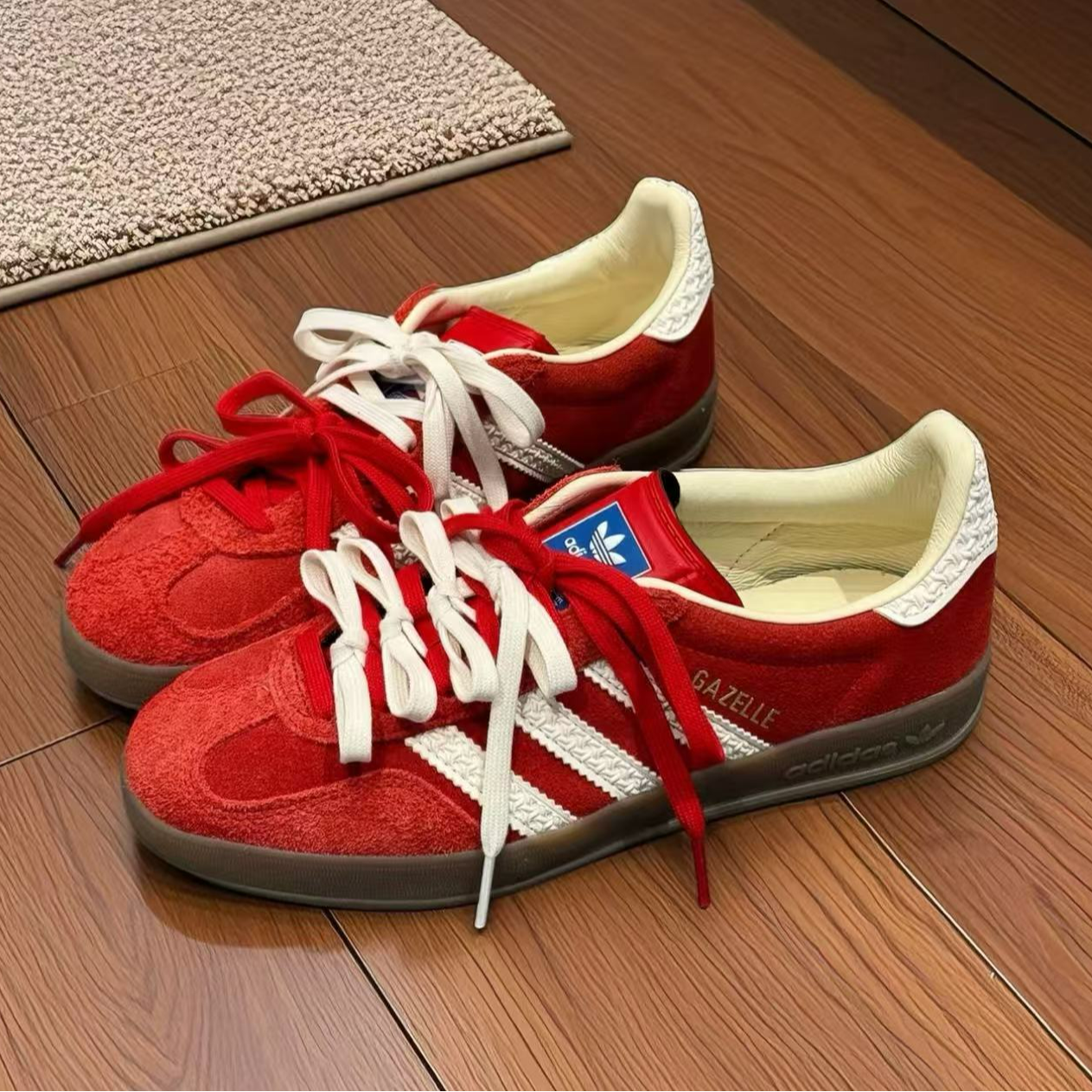adidas/阿迪达斯三叶草中性GAZELLE经典运动德训鞋「T头鞋」IF1808