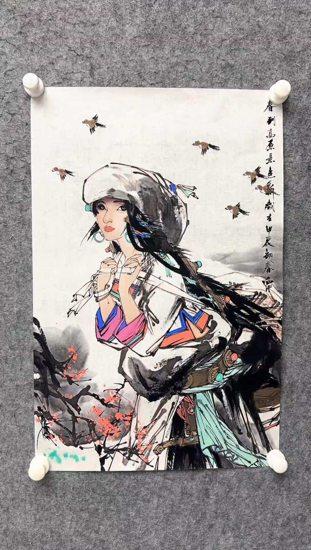 国画刘向平-2.7平尺-国画