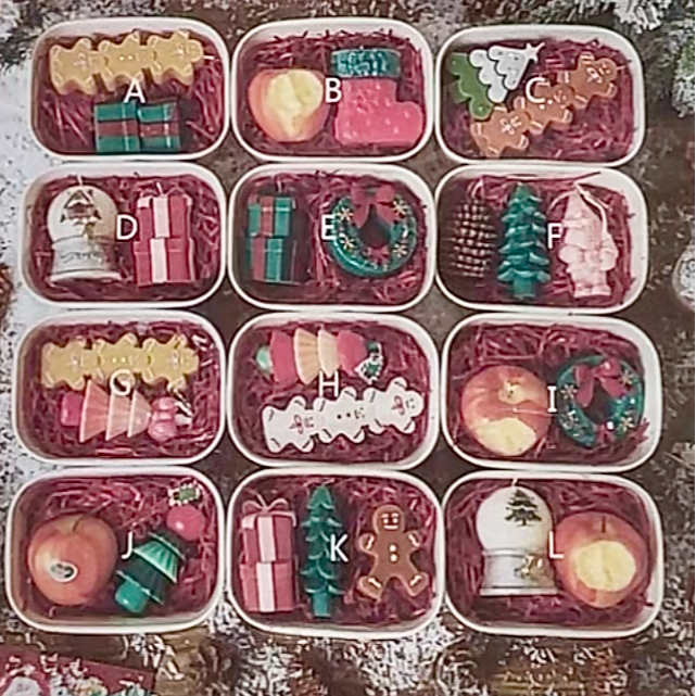 【圣诞礼盒】默认微瑕香薰蜡烛节日纸盒伴手礼适合圣诞节等节日礼物