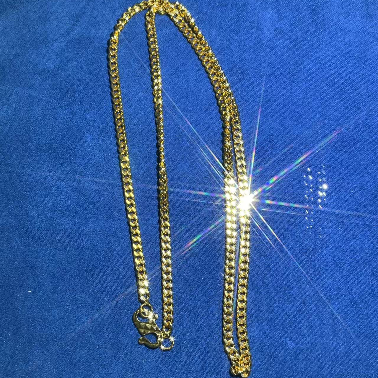 s9861黄色古巴项链多样性发货