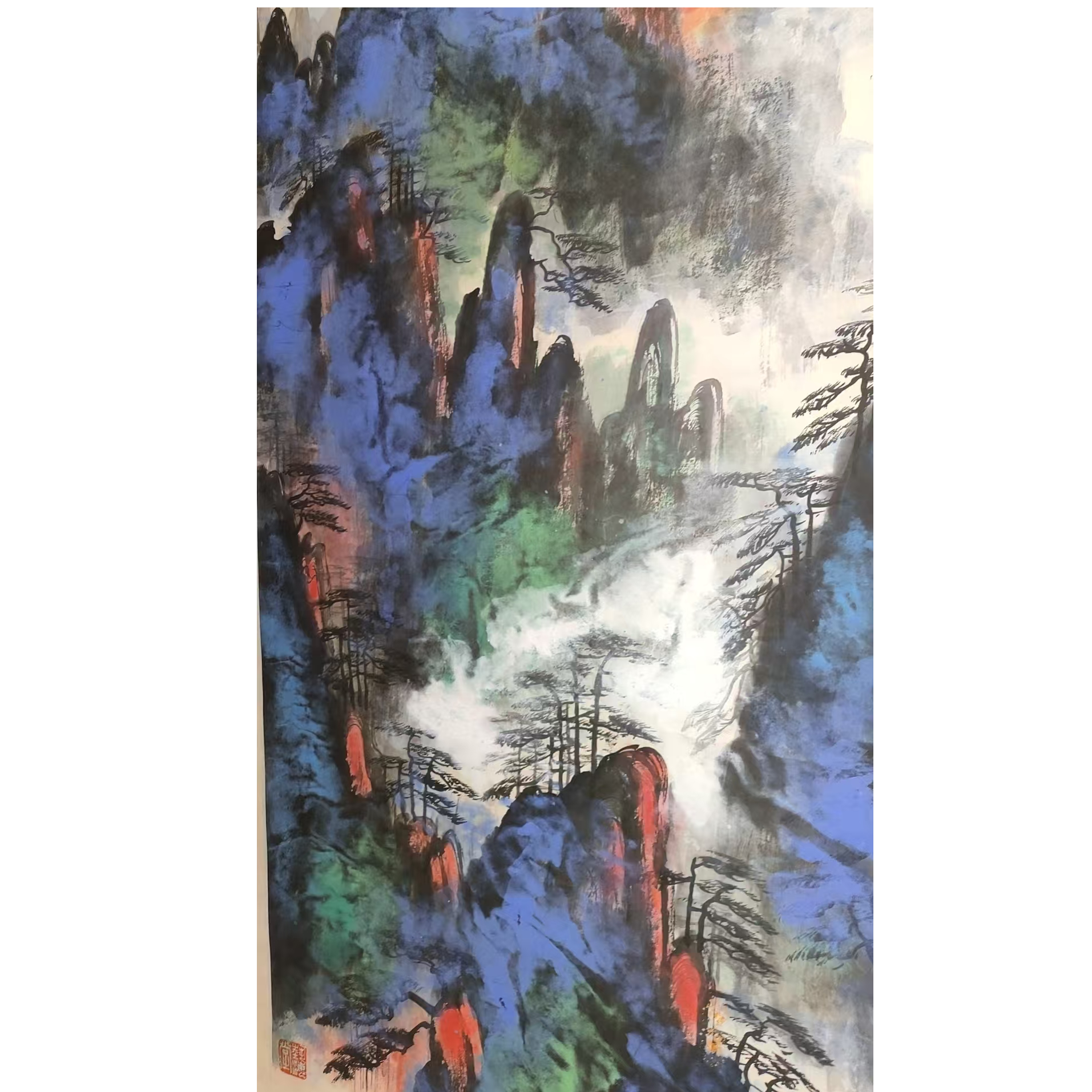 刘       山水立轴138/67