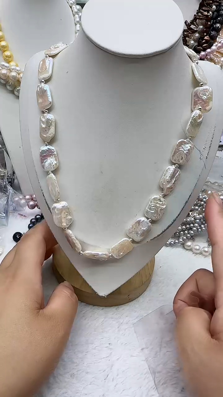 淡水珍珠未镶嵌套链5