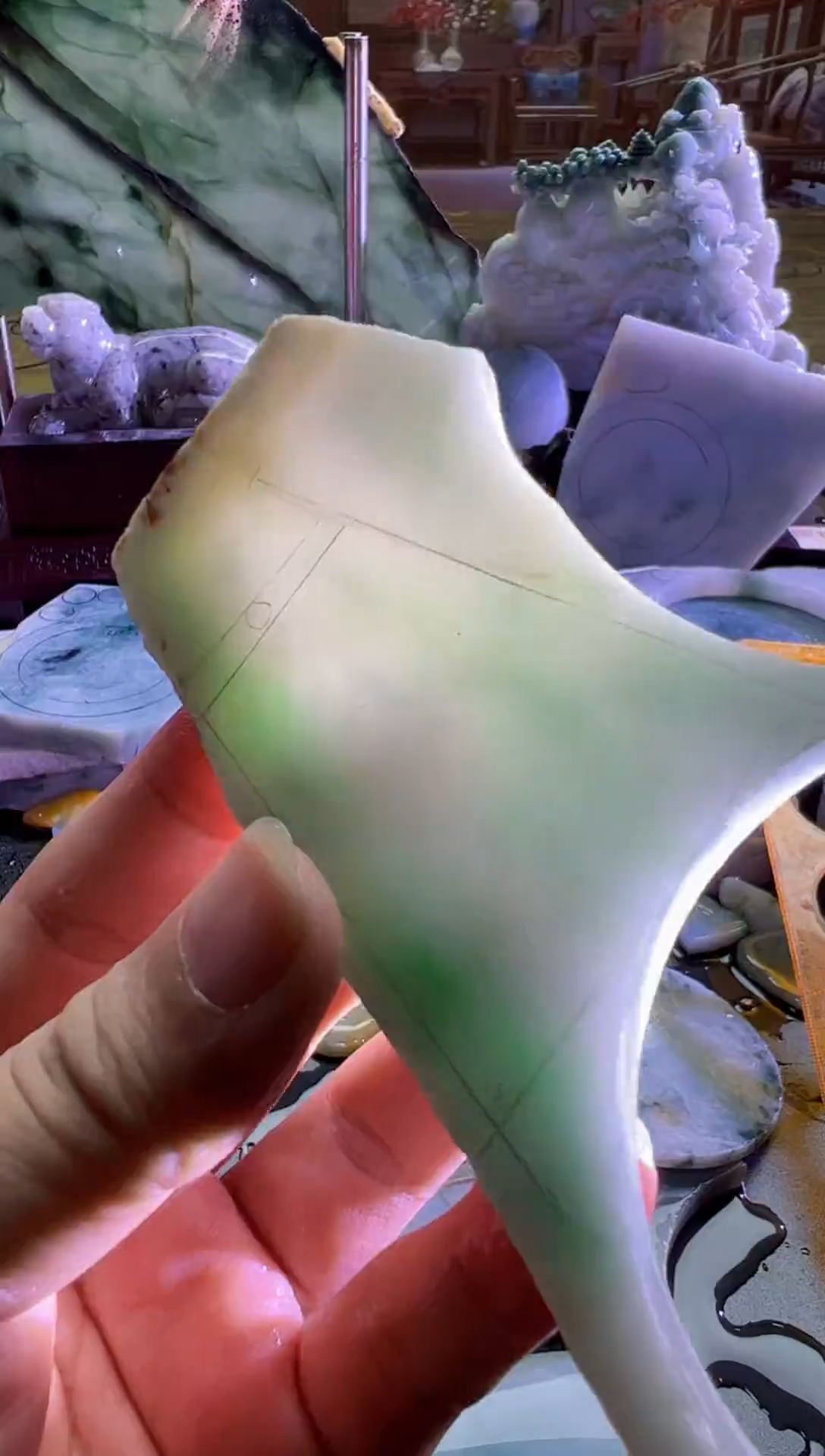 未镶嵌挂件翡翠天然缅甸翡翠A货