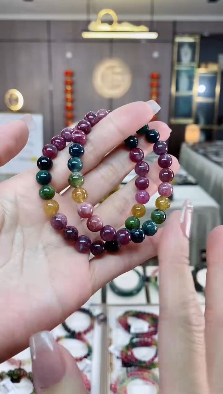 【闪购商品】单圈手串7mm+未镶嵌碧玺（多样性发一条）hon