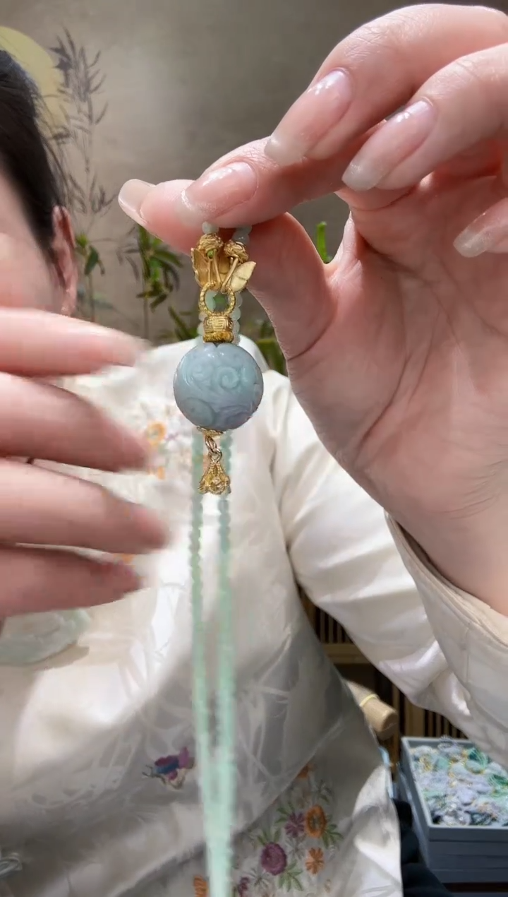 【闪购商品】翡翠耳饰未镶嵌吊坠