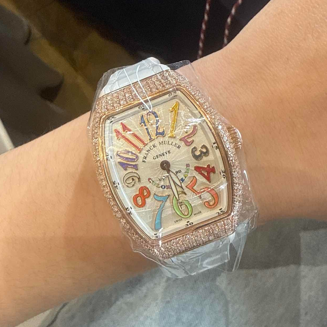 未使用 Franck Muller/法兰克穆勒 表展/V32腕表/后钻/WHT031092