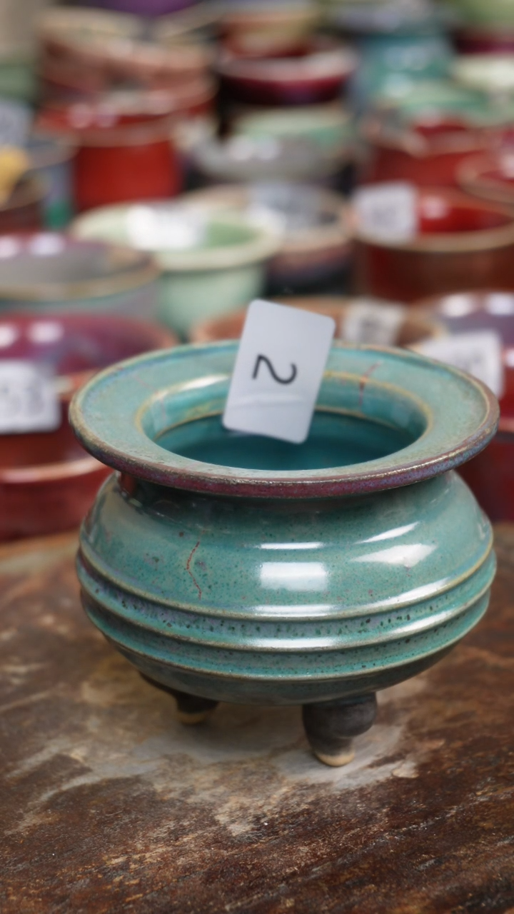 摆件钧瓷精品窑变茶器